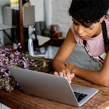 Florist on computer using Curate