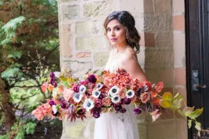 Stacy Ercan in floristry studio